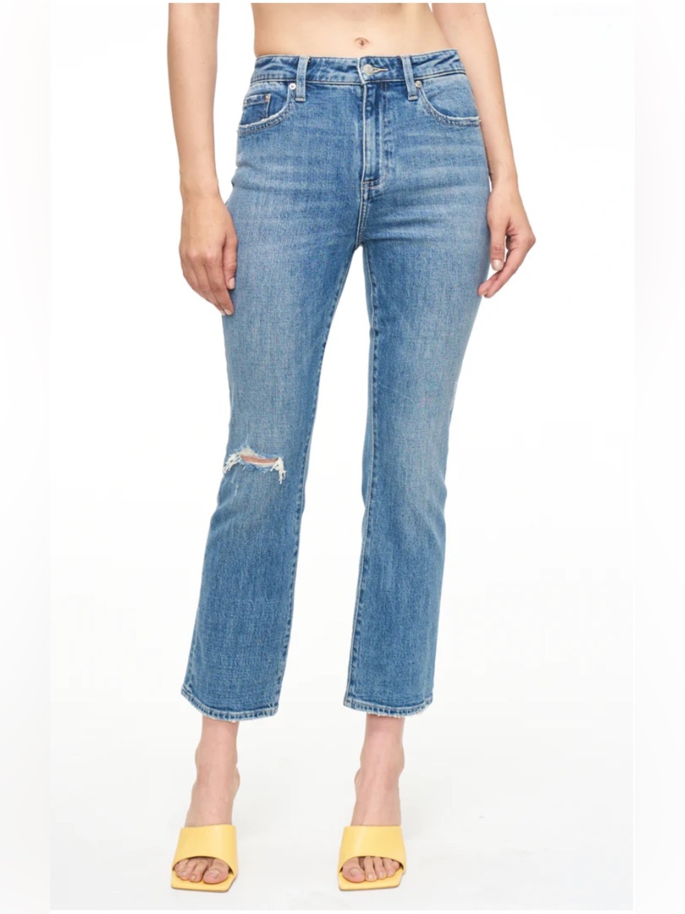 Pistola Lennon Cropped Boot High Rise Jeans in Canyon Size 28